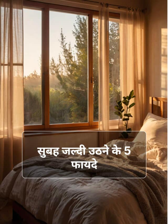 सुबह जल्दी उठने के 5 फायदे