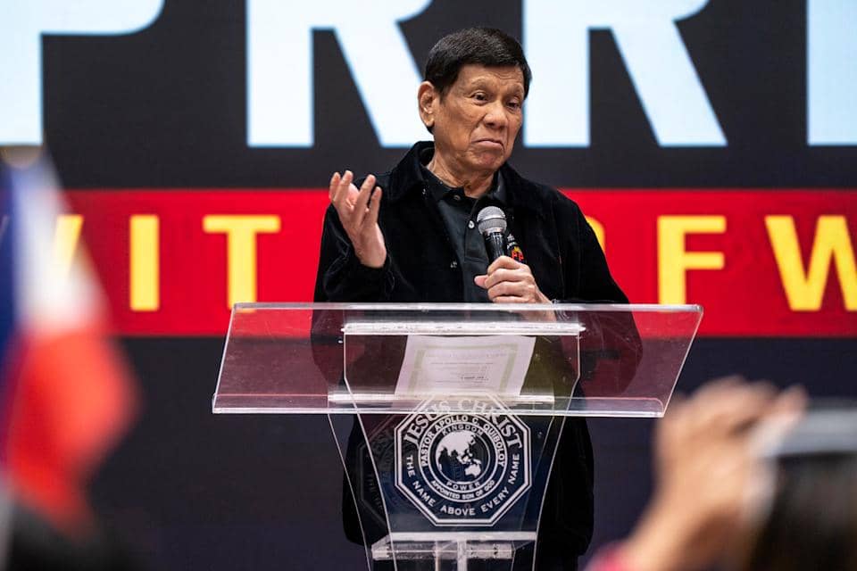 Philippines Former President Duterte Detained Following ICC Arrest Warrant